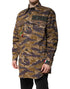 Dolce & Gabbana Brown Leopard Cotton Collared Coat Jacket