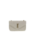 Saint Laurent Loulou Mini Shoulder Bag in White Lambskin – Women