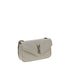 Saint Laurent Loulou Mini Shoulder Bag in White Lambskin – Women