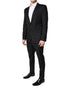 Dolce & Gabbana Black Wool Single Breasted 2 Piece Suit