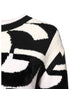 Dolce & Gabbana White Black Logo Print Women Pullover Sweater