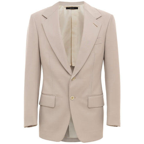 Tom Ford Beige Wool Suit & Blazer