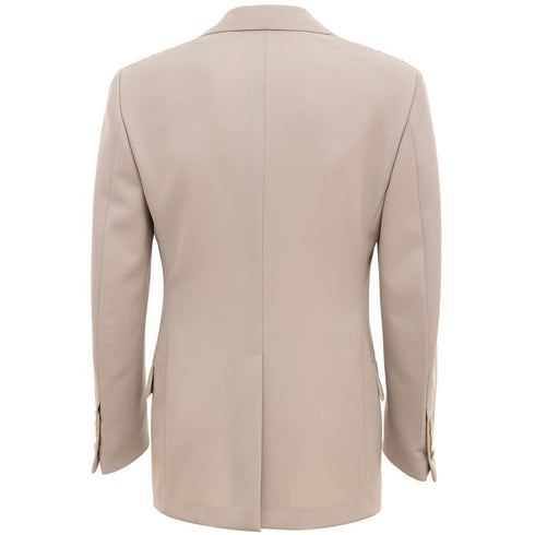 Tom Ford Beige Wool Suit & Blazer