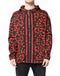 Dolce & Gabbana Black Cherry Print Hooded Windbreaker Jacket