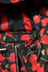 Dolce & Gabbana Black Cherry Print Hooded Windbreaker Jacket