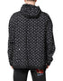Dolce & Gabbana Black Heart Print Hooded Windbreaker Jacket