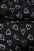Dolce & Gabbana Black Heart Print Hooded Windbreaker Jacket