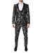 Dolce & Gabbana Black Gray MARTINI Jacquard Men 3 Piece Suit