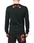 Dolce & Gabbana Black Sequined Embellished Pullover Sweater