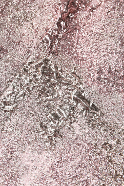 Dolce & Gabbana Pink Jacquard Sleeveless Sheath Mini Dress