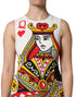 Dolce & Gabbana White Queen Of Hearts Sleeveless Maxi Dress