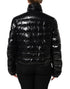 Dolce & Gabbana Black Logo Plaque Full Zip Puffer Jacket