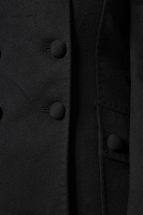 Dolce & Gabbana Black Wool Sartoria Italiano Blazer Jacket