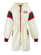 Gucci Cream Polyester Hooded Logo Sweatsuit