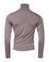 Dolce & Gabbana Brown Cashmere Knitted Men Pullover Sweater