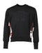 Dolce & Gabbana Black Embroidered Crew Neck Pullover Sweater