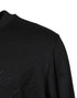 Dolce & Gabbana Black Embroidered Crew Neck Pullover Sweater