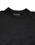Dolce & Gabbana Black Embroidered Crew Neck Pullover Sweater