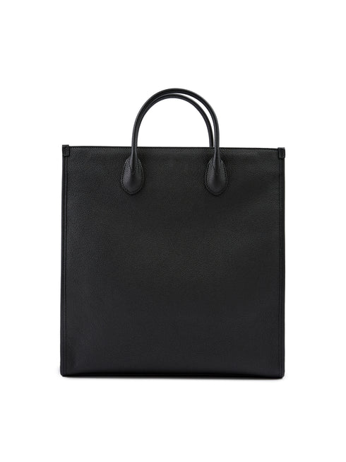 Gucci Medium Logo Tote Bag in Black Leather for Women