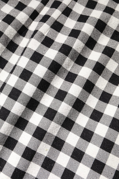 Dolce & Gabbana White Black Checkered Sleeveless Sheath Dress