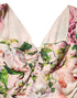 Dolce & Gabbana Pink Floral Silk Fit And Flared Midi Dress