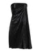 Dolce & Gabbana Black Strapless Sheath A-line Mini Dress