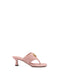 Gucci Charlotte Leather Sandals – Mystic Pink Nappa – Women's Heeled Mules