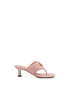 Gucci Charlotte Leather Sandals – Mystic Pink Nappa – Women's Heeled Mules