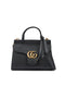 Gucci GG Marmont Cellarius Top Handle Bag Black Leather Women’s