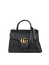 Gucci GG Marmont Cellarius Top Handle Bag Black Leather Women’s