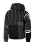 Dolce & Gabbana Black White Stripe Hooded Sweatshirt Sweater