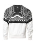 Dolce & Gabbana Black White Bandana Cotton Men Sweatshirt Sweater