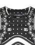 Dolce & Gabbana Black White Bandana Cotton Men Sweatshirt Sweater