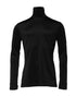 Dolce & Gabbana Black Polyester Turtleneck Pullover Sweater