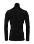 Dolce & Gabbana Black Polyester Turtleneck Pullover Sweater