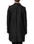 Dolce & Gabbana Black Single Breasted Trench Coat Jacket