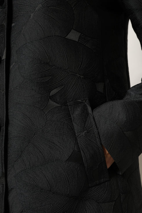 Dolce & Gabbana Black Single Breasted Trench Coat Jacket