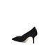 Jimmy Choo Love Black Suede Kitten Heels Pumps – Pointed Toe Shoes for Women