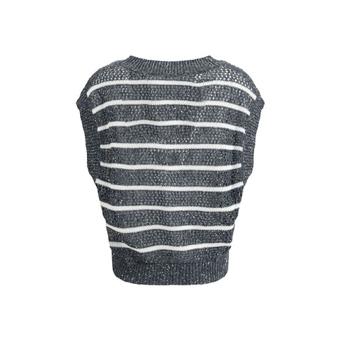 Brunello Cucinelli Striped Vest