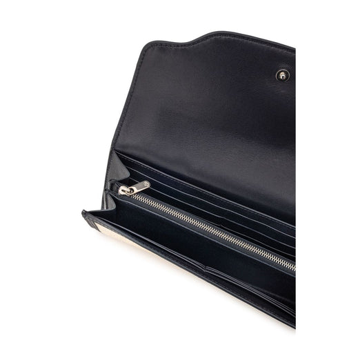 Loro Piana Beige Fabric and Leather Wallet – Women