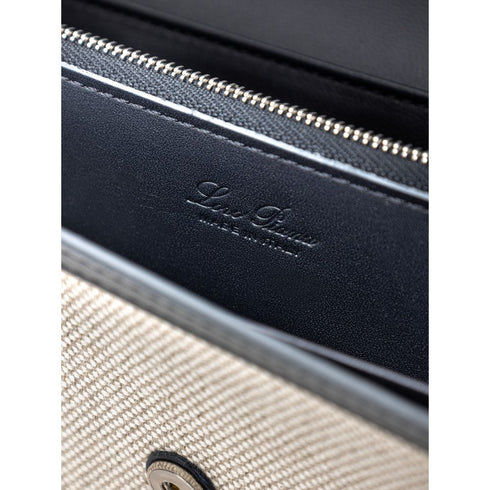 Loro Piana Beige Fabric and Leather Wallet – Women