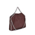 Stella McCartney Falabella Fold Over Tote Handbag Burgundy Vegan Leather for Women