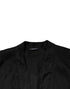 Dolce & Gabbana Black Linen Long Sleeves Men Casual Shirt