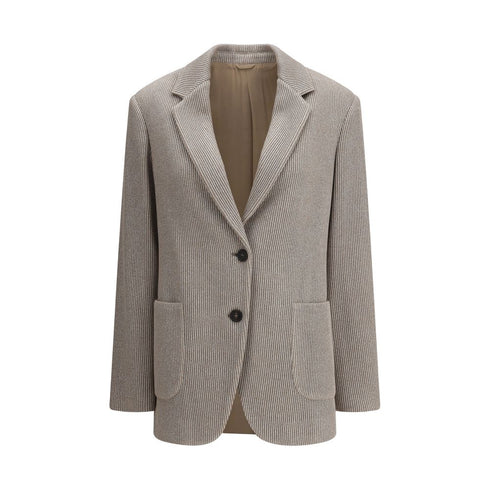 Brunello Cucinelli Ribbed deisgn lurex Jacket