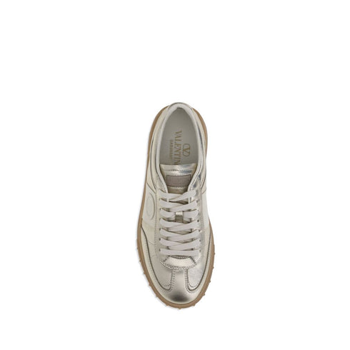 Valentino Garavani Upvillage Sneakers – Laminated Calf Leather Shoes