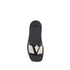 Valentino Garavani Viva Superstar in White and Black Leather Slide Sandals