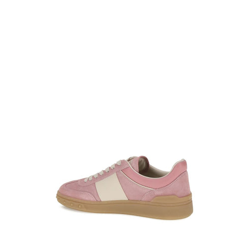 Valentino Garavani Pink Upvillage Sneakers – Women’s Leather Low-Top Shoes