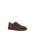 Brunello Cucinelli Brown Suede Sneakers with Jewel Detailing and Rubber Sole – Women’s