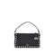 Valentino Garavani Rockstud Shoulder Bag – Black Calf Leather Zip-Up for Women