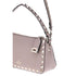 Valentino Garavani Rockstud Shoulder Bag – Pink Calf Leather Zip-Up for Women